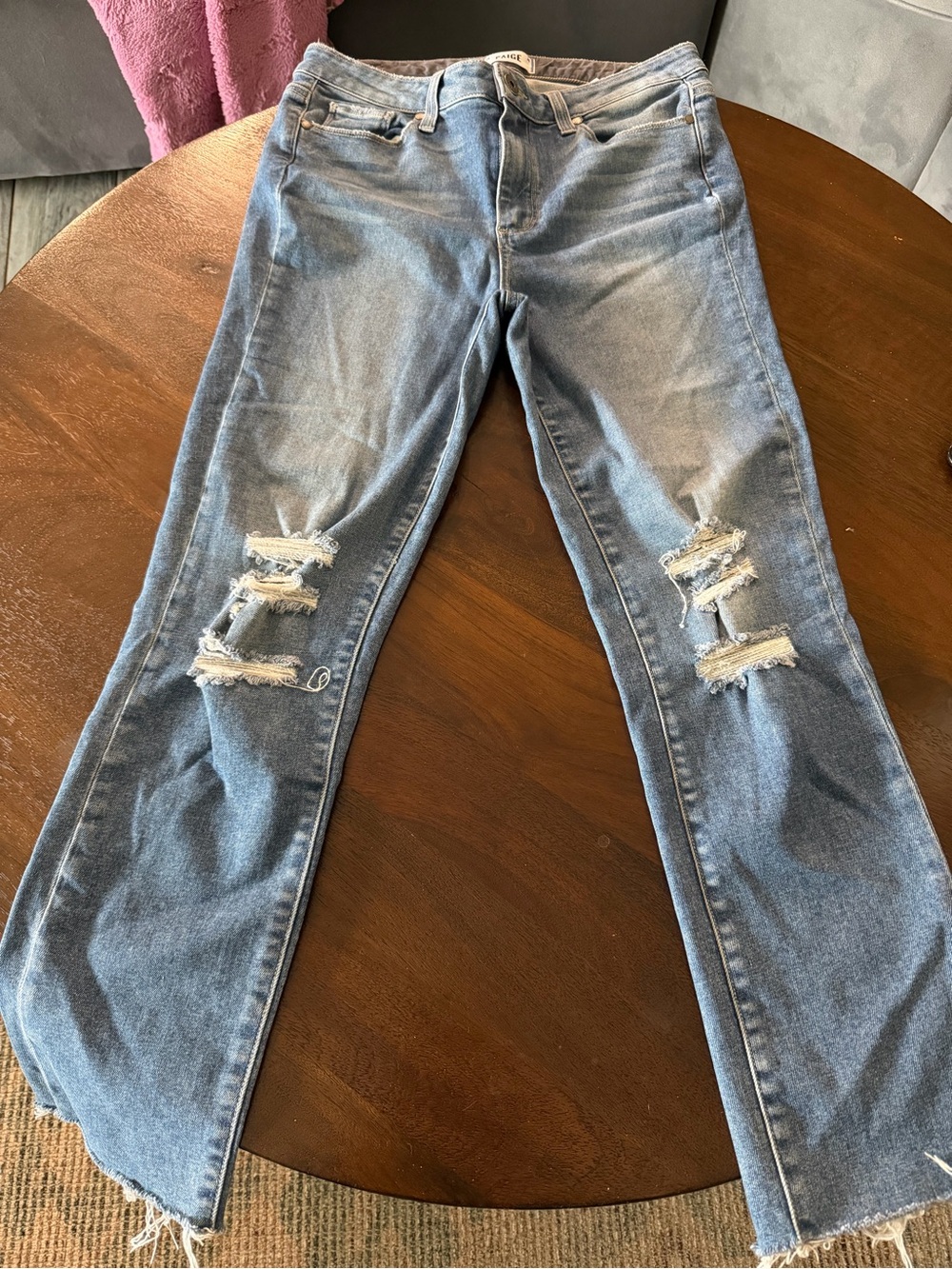 PAIGE Jacqueline straight Jeans